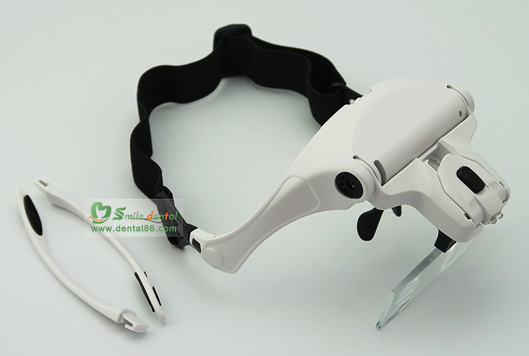 dental loups with LED head light